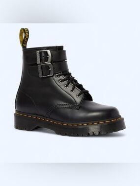 Dr. Martens 1460 Smooth Leather Double Buckle Boots-US W7 / M6